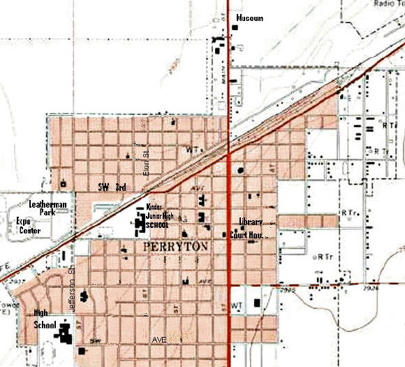  Perryton TX Map
