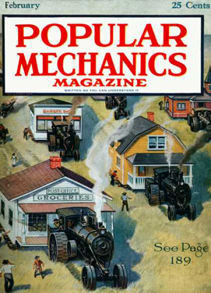Popular Mechanics Front Cover Feb. 1920